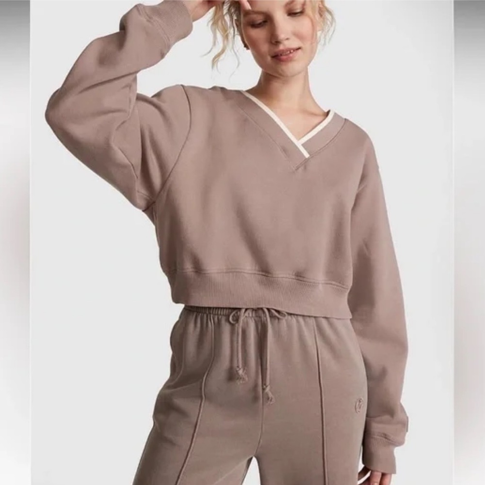 PINK Victoria's Secret V-Neck Sweatshirt